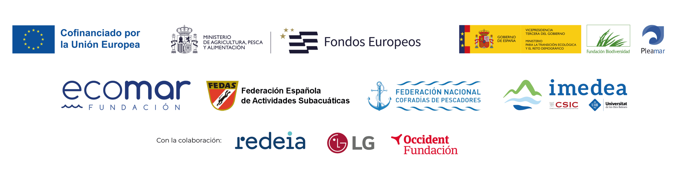 Banda de Logos Acción Posidonia 2
