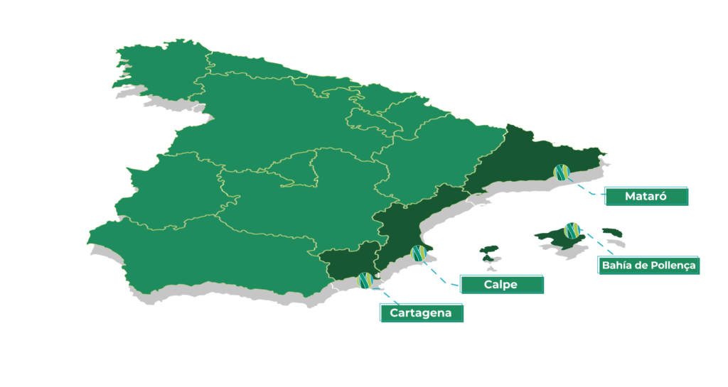 Mapa zonas de Actuación